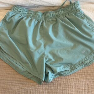 Nike Women's Mint Green Running Shorts